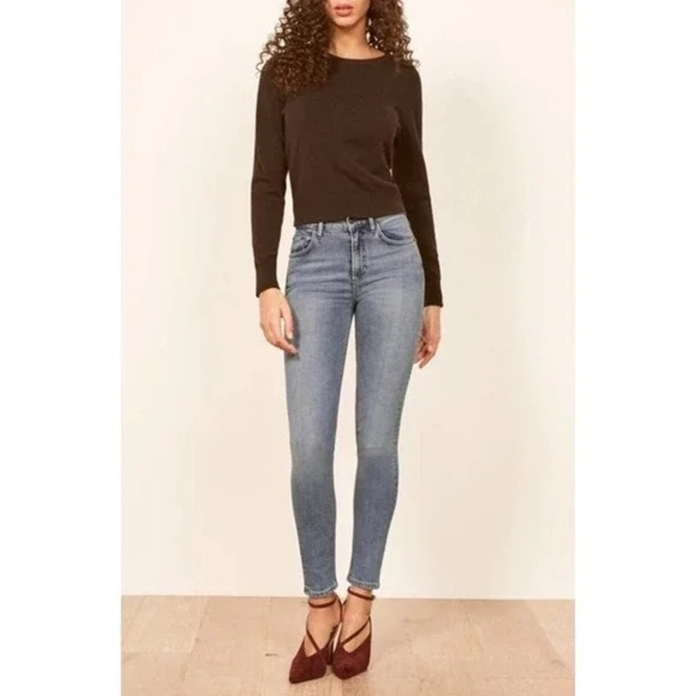 Reformation Jeans High & Skinny in Catalina Size 24